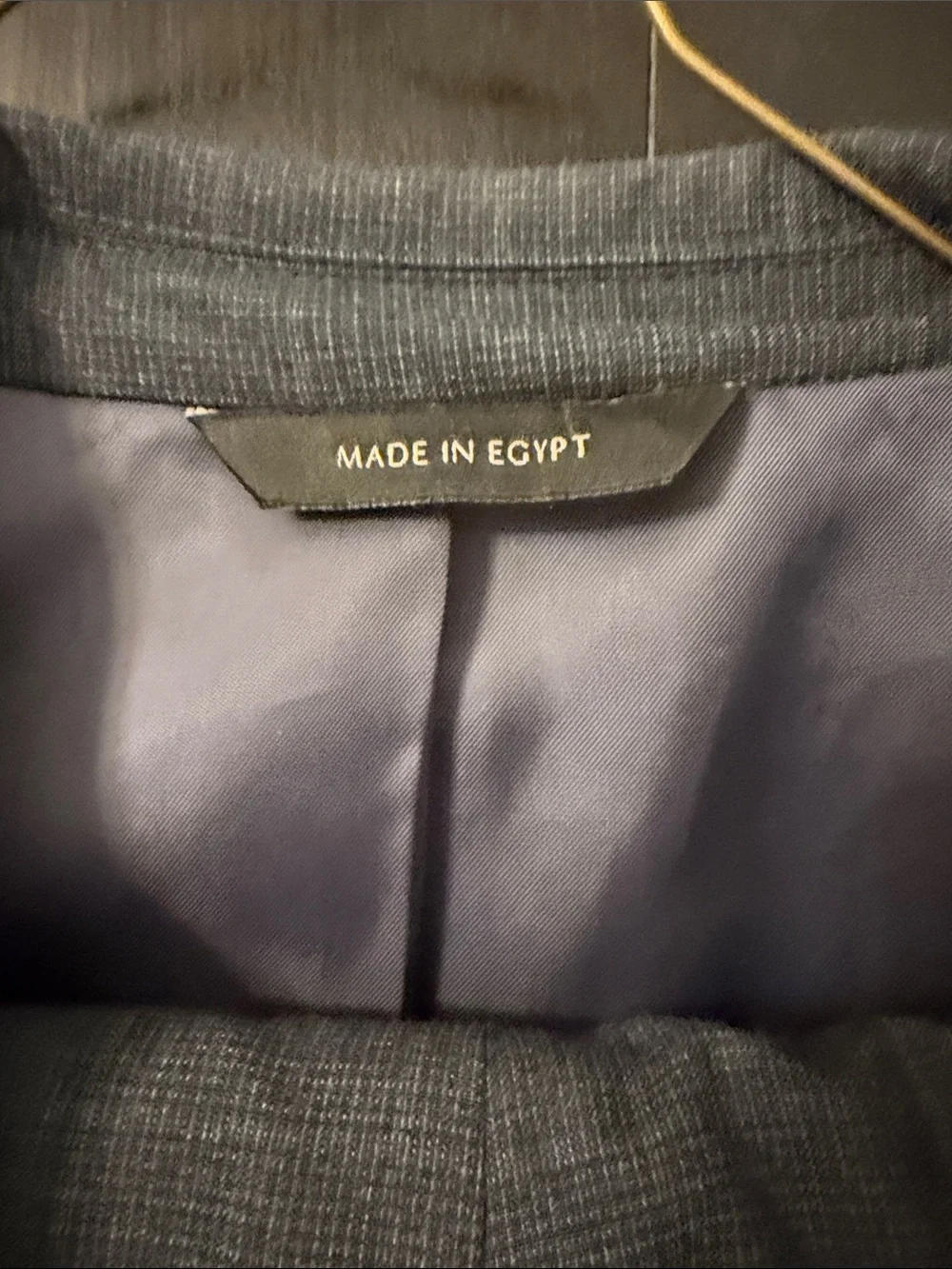 Banana Republic Gray Windowpane Men's Suit Blazer and Pants set